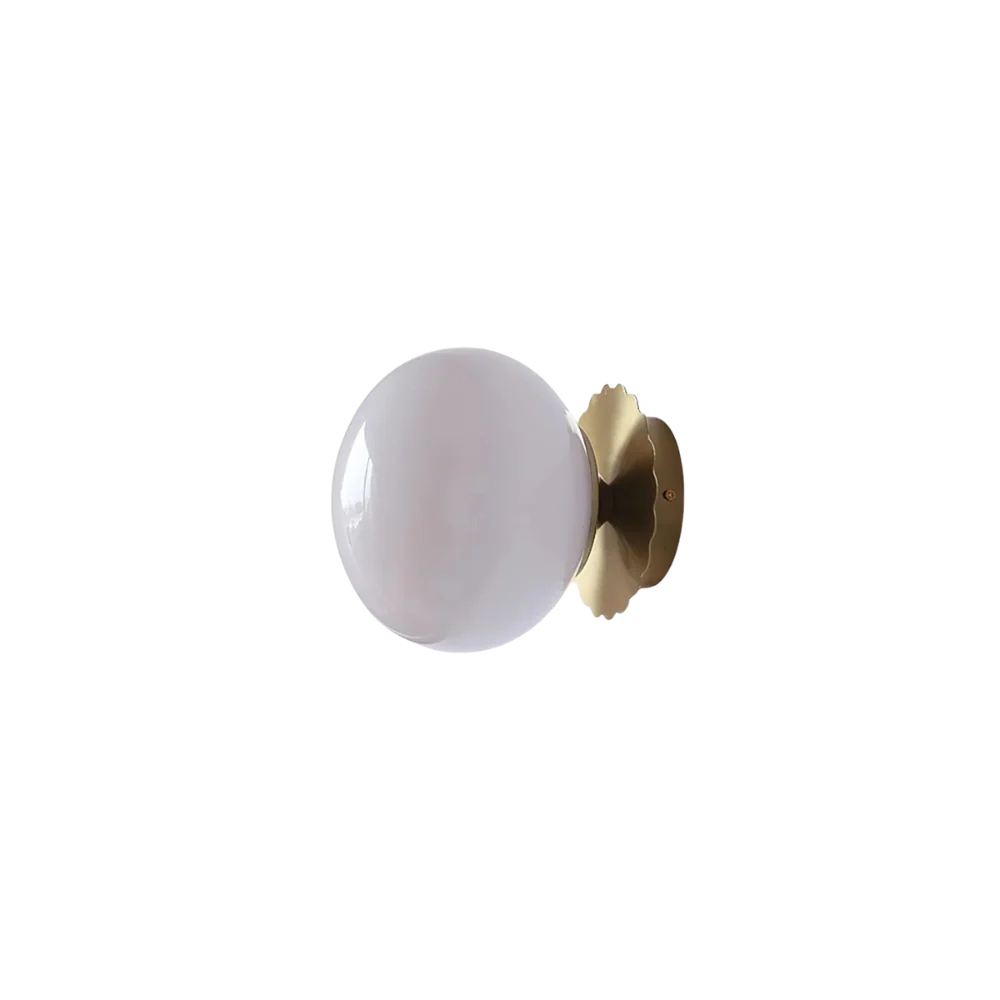 Sculptural Warm‑Glow Wall Lamp