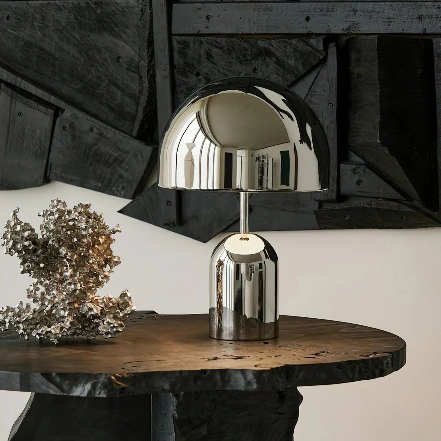 Silver Modern Table Lamp