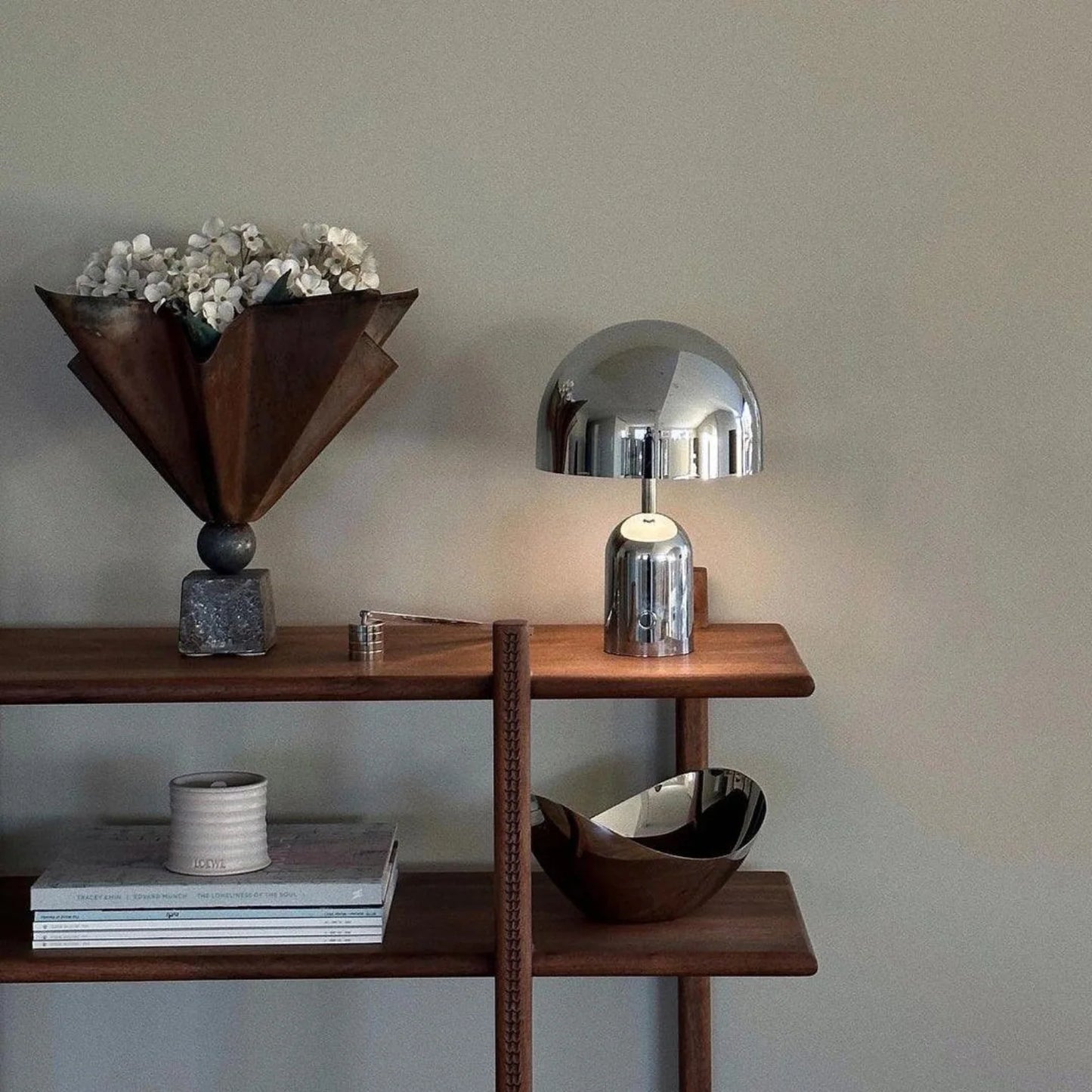 Silver Modern Table Lamp