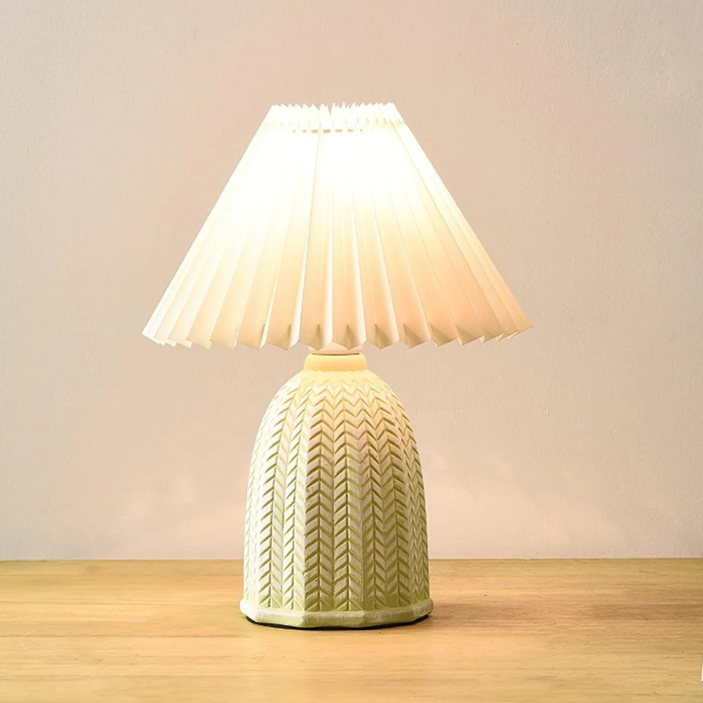 Pleated Table Lamp