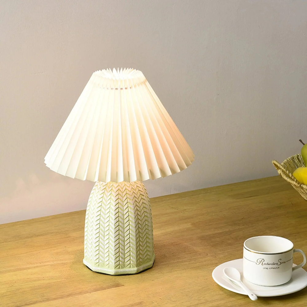 Pleated Table Lamp