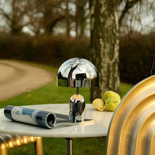 Silver Modern Table Lamp