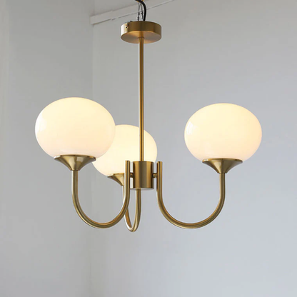 Sculptural Warm‑Glow Ceiling Lamp